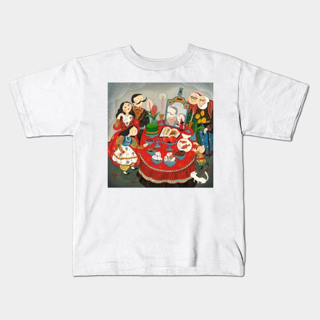 Nowruz Kids T-Shirt by rashinart